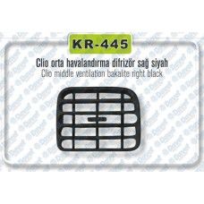 Sağ Orta Kalorifer Izgarası Difizörü Siyah Clio 1-2 7702258280