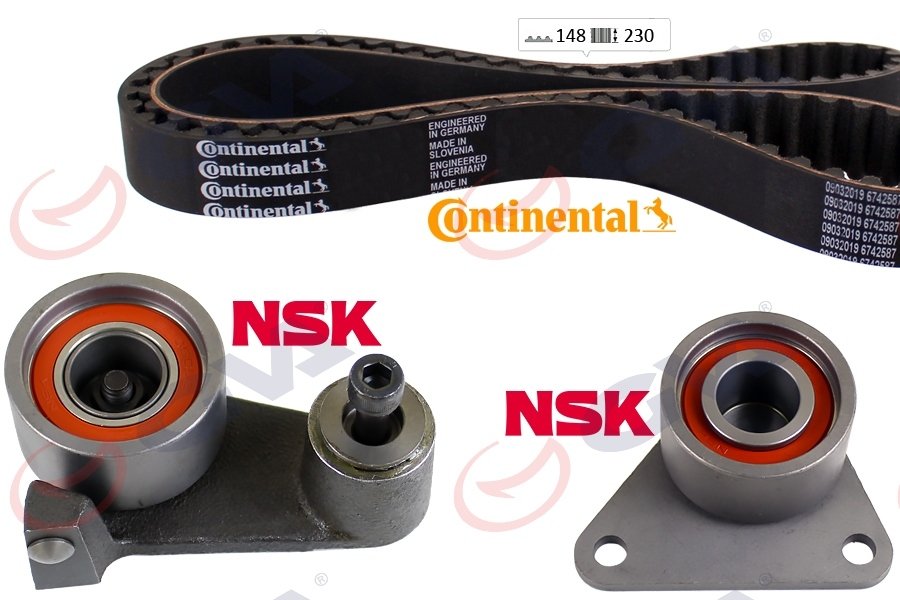 EKSANTRİK GERGİ KİTİ 148x230 LAGUNA 95-01 SAFRANE 96-00 2.0i 16V-2.5-VOLVO S40-S70-C70-V70 K015378XS
