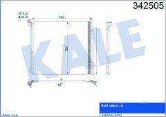 KLIMA RADYATORU BMW S63 N63 E70 E71 F15 F16 G05 G06