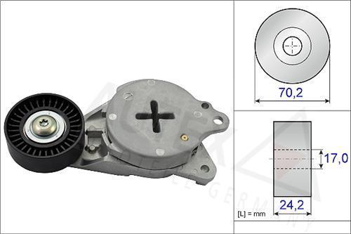 ALTERNATÖR GERGİ RULMANI KÜTÜKLÜ TOYOTA AURIS COROLLA 1.4L 1NDTV NDE150 NDE180 6 vites 10-18 / YARIS 1.4L 1NDTV D-4D NLP130 6 vites 10-