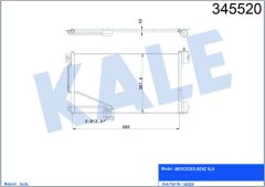 KLIMA RADYATORU MERCEDES SLK-CLASS R171 04 11