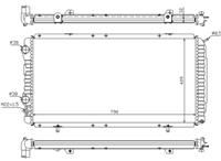 RADYATÖR BOXER-DUCATO-JUMPER 97-02 1.9D-2.5D-2.8HDI AC MEK 790x415x34