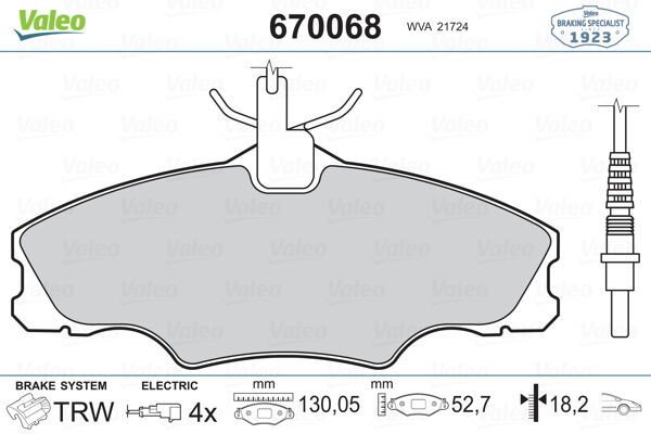 ÖN BALATA FİŞLİ P406 1.6 1.8 95/10.04 XANTIA XM