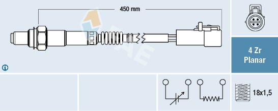 OKSIJEN SENSORU FORD C MAX 2 DXA/CB7.DXA /CEU 1.6 TI 10 FOCUS C MAX DM2 : 1.6 03 07 FOCUS II