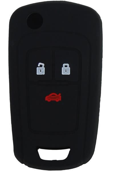 KONTAK ANAHTAR KUMANDA KORUYUCU KILIF SİLİKON 3 TUŞ SİYAH OPEL ASTRA-INSIGNIA-CORSA