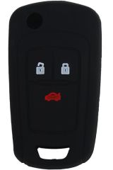 KONTAK ANAHTAR KUMANDA KORUYUCU KILIF SİLİKON 3 TUŞ SİYAH OPEL ASTRA-INSIGNIA-CORSA