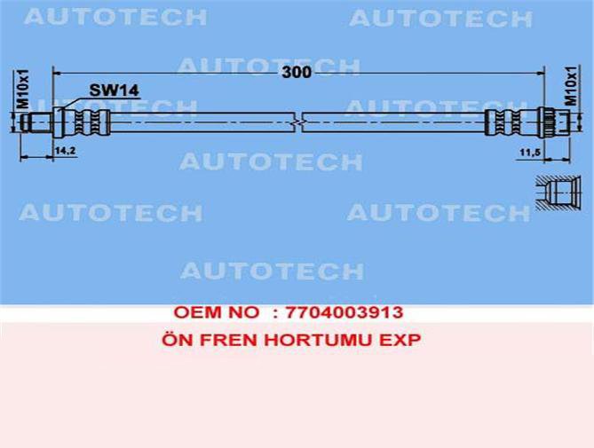 ÖN FREN HORTUMU MASTER 2-MOVANO 00 ABS Lİ