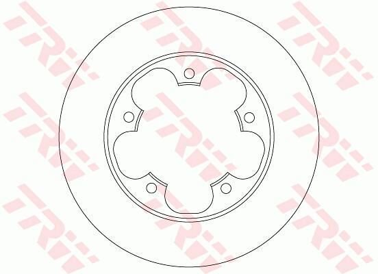 ARKA FREN DISKI TRANSIT V363 14 TEK TEKER A.CEKER DUZ 308MM 5 BIJON