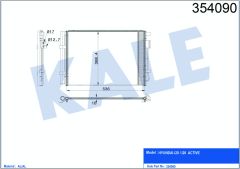 354090 KONDENSER HYUNDAI i20-i20 ACTIVE