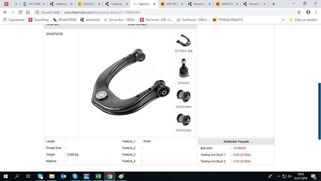 SALINCAK ÖN SOL ÜST VW AMAROK 10