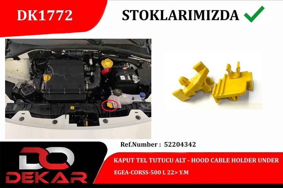 KAPUT TEL TUTUCU ALT EGEA-CORSS-500 L 22 Y.M