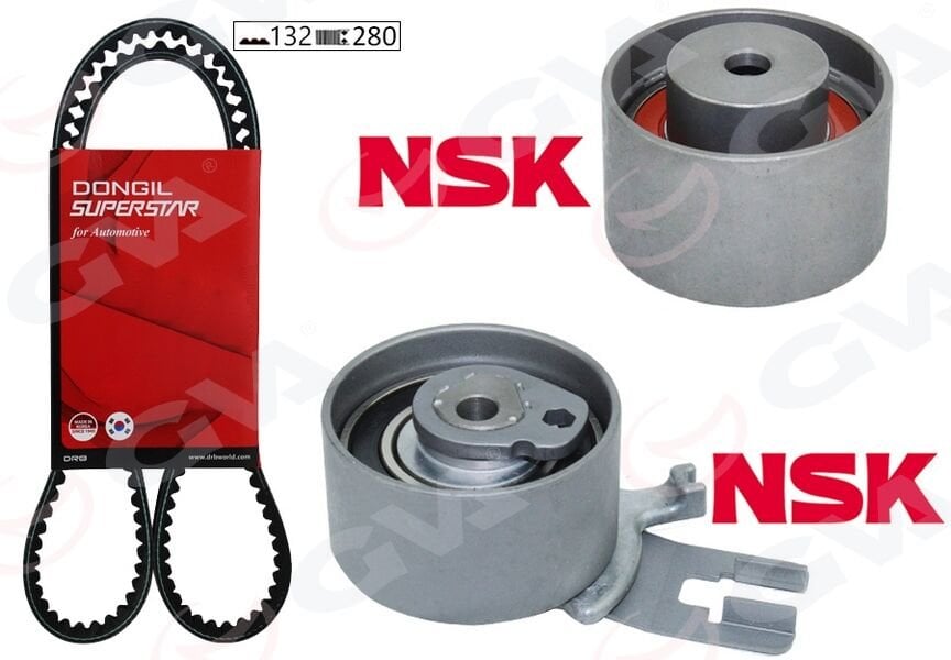 EKSANTRİK GERGİ KİTİ 132x280 VOLVO C30 C70 S60 S80 V70 XC60 XC70 XC90 2.4TDI 20V K015580XS