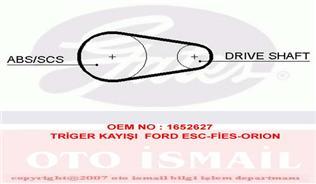 x TRİGER KAYIŞI 122x090 ESCORT 1.4-1.6 8V 85-90 -FIESTA 1.4-1.6 8V 89-96 ORION 1.4-1.6 CT784
