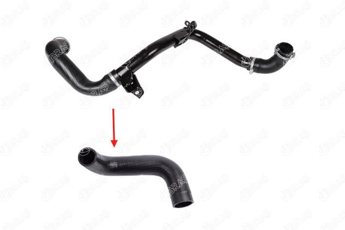 TURBO INTERCOLL HORTUMU METAL BORU HARIC FOCUS 2 04 11 C MAX 1.6TDCI 90PS-110PS VOLVO C30 06 12 S40 2 06 12 V50 05 12 1.6D D4164T KUCUK HORTUM