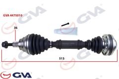 KOMPLE AKS SOL CADDY 3 1.9 TDI 04-10 BJB 513mm