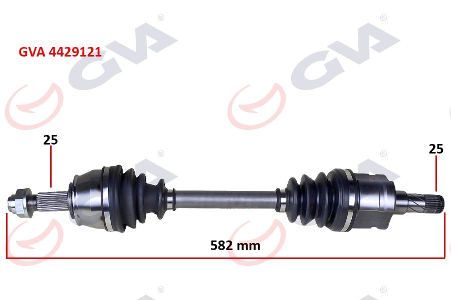 KOMPLE AKS SOL FIORINO 1.3 MJT A/T 08-13 İÇ AKS KAFALI