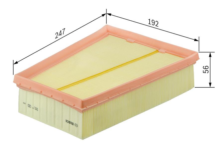 x HAVA FİLTRESİ MEGANE 3-SCENIC 3 09 1.4TCE-1.5DCI-1.4 16V-1.6 16V-1.9DCI FLUENCE 1.5DCI