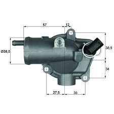 TERMOSTAT KOMPLE MERCEDES-BENZ E-CLASS W211 92C