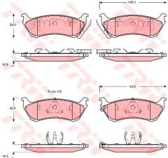 FREN BALATASI ARKA MERCEDES ML-CLASS W163 98 05