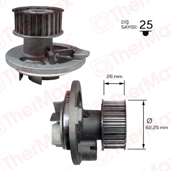 x DEVİRDAİM SU POMPASI VECTRA B-A-ASTRA G-ASTRA H-OMEGA B-ZAFIRA-CAPTIVA-LACETTI 2.0 X20XEV PA572A T
