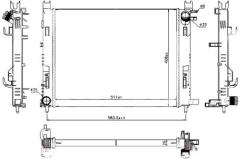 RADYATÖR CLIO 4-LOGAN 2-DOKKER-LODGY 1.5 DCİ 26mm BRAZING