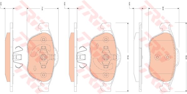 ÖN BALATA SCENIC 2.0 1.9DCİ 03 1.5DCİ 07 2.0DCİ 05 GRAND SCENIC 2 1.6 2.0 1.5DC 1.9DCI 05