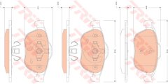 ÖN BALATA SCENIC 2.0 1.9DCİ 03 1.5DCİ 07 2.0DCİ 05 GRAND SCENIC 2 1.6 2.0 1.5DC 1.9DCI 05