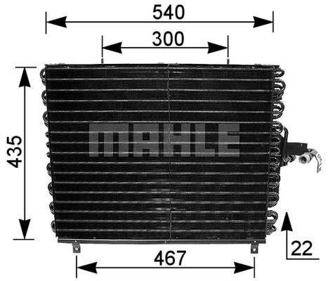 KLIMA RADYATORU MERCEDES W124 S124 A124 C124