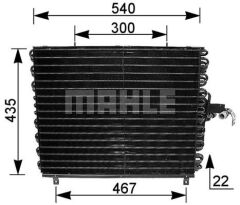 KLIMA RADYATORU MERCEDES W124 S124 A124 C124