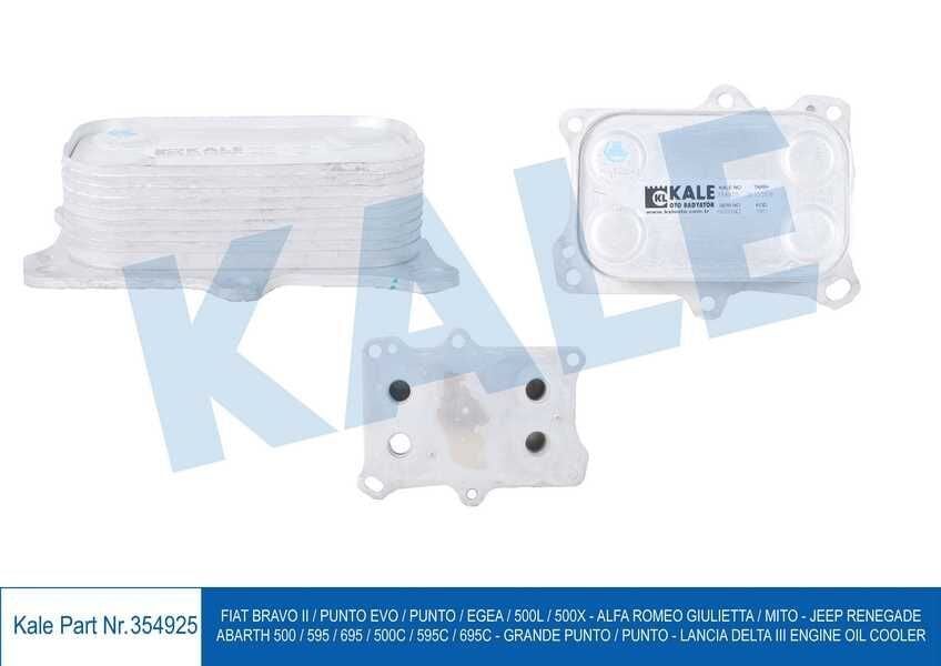 YAĞ SOĞUTUCU SOĞUTUCU BRAVO 2-PUNTO EVO-EGEA-500L-500X-MITO-JEEP RENEGADE-PUNTO-LANCIA DELTA III