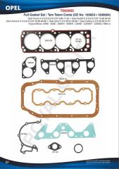 MOTOR TAKIM CONTA ÜST KAPAK CONTASIZ VECTRA 2.0-ASTRA 2.0-ASCONA2