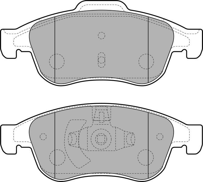 ÖN FREN BALATASI MEGANE 3 09> SCENIC 3 09>FLUENCE 10>DUSTER 10> LODGY 12> CAPTUR 1 13>1.5 DCI 1.6 16V