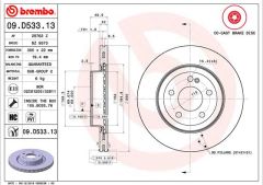 FREN DISKI ARKA MERCEDES W205 S205 C205 A205 C257 W213 C238