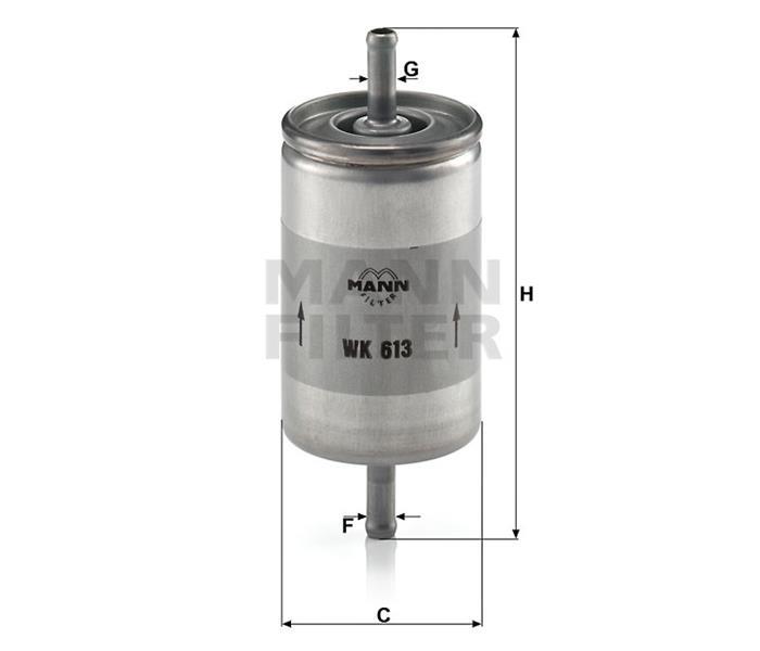YAKIT FİLTRESİ VECTRA A-ASTRA F-P106-P205-P306-P309-POLO-CADDY-CORDOBA-AUDI A6-IBIZA-INCA-LEXCAN