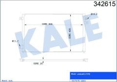KLIMA RADYATORU AJ-V6 FB AJ-V8 AJ8FT S-TYPE 2 X200 1999 2007