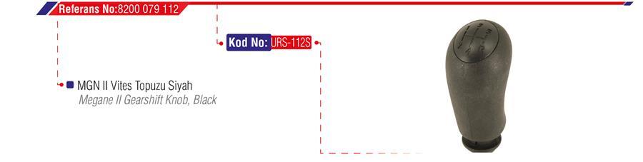 VİTES TOPUZU RENAULT MEGANE 2 02 CLIO 3 04 DACIA LOGAN 04 5 İLERİ-SİYAH KAPAK