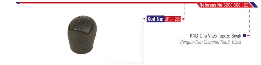 VİTES TOPUZU SİYAH CLIO 2-KANGOO III