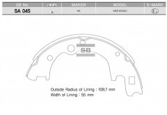 ARKA KAMPANA PABUÇ BALATA KIA K2500 2.5L D4BH TCI 00-