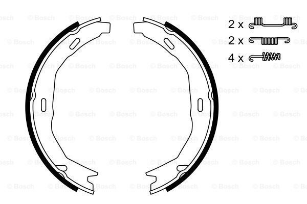 FREN BALATASI ARKA PARK FRENI MERCEDES W204 S204 C204 A207