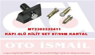 KAPI 4LÜ KİLİT SET 87/99M KARTAL