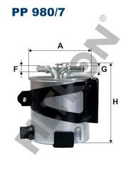 YAKIT FİLTRESİ RENAULT SCENİC 2 / GRAND SCENİC 1.5 DCİ 106HP 06/05-