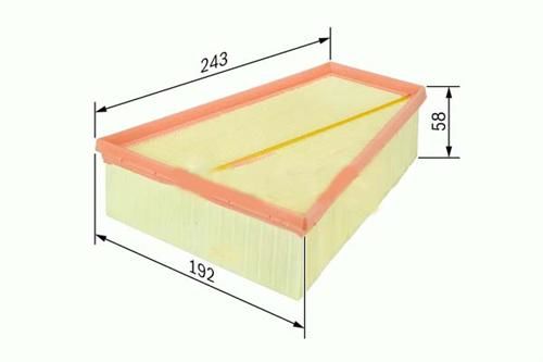 HAVA FİLTRESİ MEGANE 2 1.5DCI-1.6 16V-1.6 02- -SCENIC 2 1.5DCI-1.6 16V-2.0