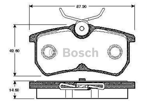 ARKA BALATA FOCUS 98-04 FIESTA 05 0986TB2339