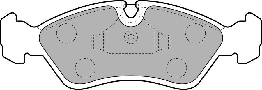 ÖN BALATA ASTRA F 91-98 CALIBRA-OMEGA-VECTRA A 1.8-2.0 88-95