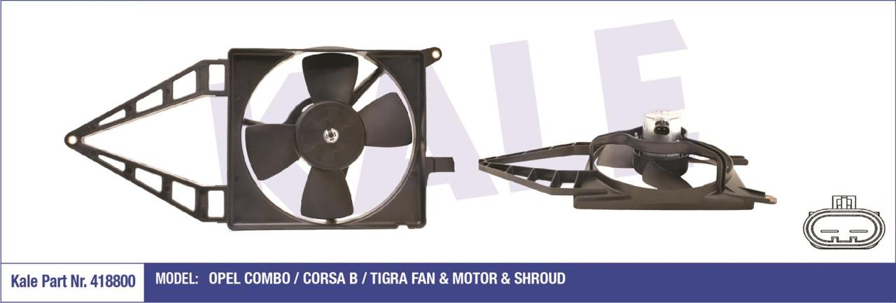 FAN MOTORU DAVLUMBAZLI ASTRA F-CORSA B-VECTRA A 1.4-1.6 16V 200-60W-280mm