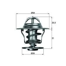 TERMOSTAT 12 J DEFENDER L316 2.5 D 90 94 RANGE ROVER 1 3.5 VOGUE 81 90 110/127 LDH 83 90
