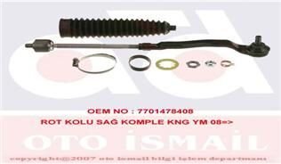 ROT MİLİ SET SAĞ KANGOO 3 02/08 ROT MİLİ ROT BAŞI KÖRÜK
