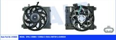 FAN MOTORU DAVLUMBAZLI CORSA C 1.0-1.2-1.4-1.8 00 COMBO 1.6 01 170W-294mm