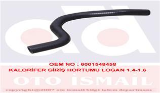 KALORİFER GİRİŞ HORTUMU DACIA LOGAN 06 1.4-1.6