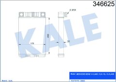 KALORIFER RADYATORU MERCEDES W203 CL203 S203 C209 A209 R230